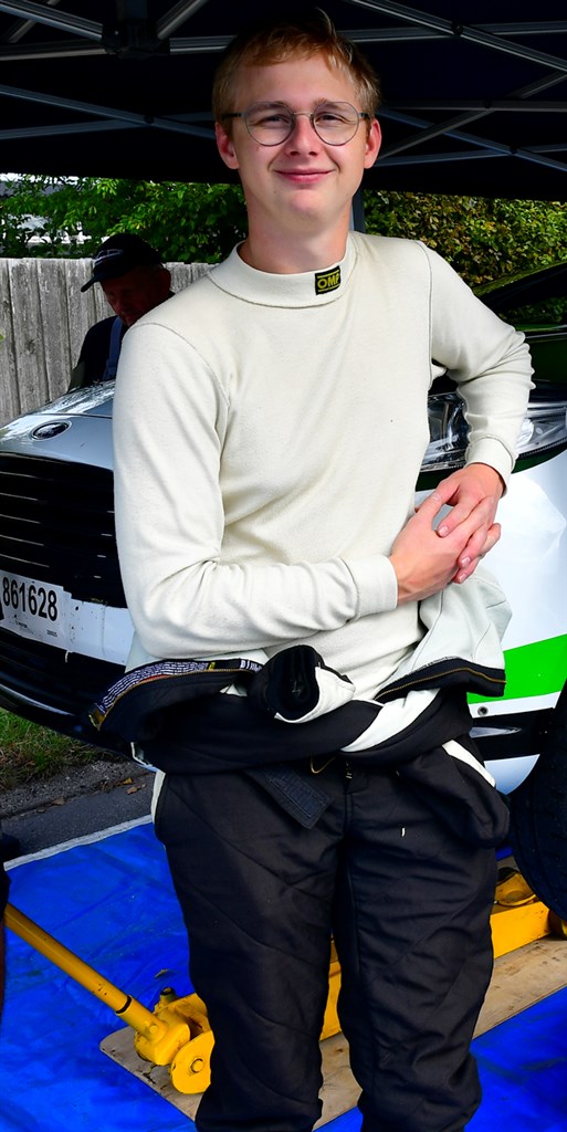 Anders Kirkeby Hansen er sammen med Nicolai Aamann i den velkørende Ford Fiesta klar til opgøret om årets nordiske rallymesterskab.
(Foto: Morten Dam)